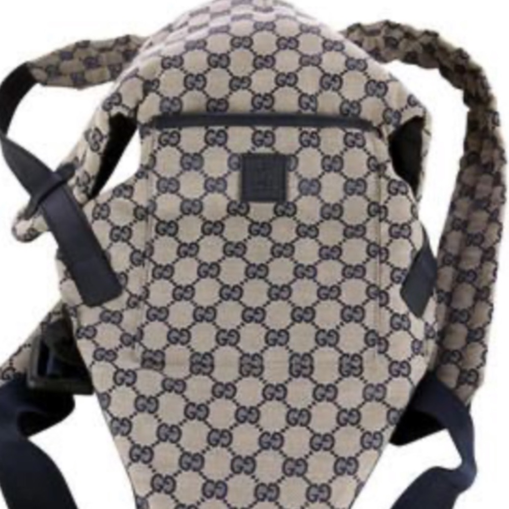 GUCCI Monogram Baby Carrier Navy